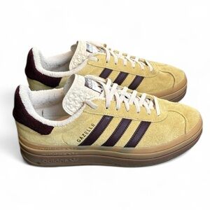 adidas Originals Gazelle Bold Women’s Yellow and Maroon
